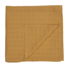 Huxie Swaddle Autumn Yellow soft muslin texture for newborn comfort