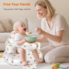 Hvygss inflatable baby seat base support highlights secure base and tipping prevention