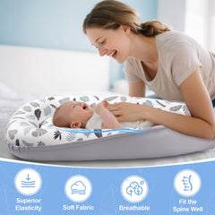 HychYAYA baby lounger breathable fabric keeps baby cool during naps