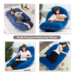 HychYAYA cooling-pregnancy-pillow-material emphasizes breathable comfort during warm nights.