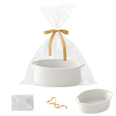HZFTJOY gift basket with bag and ribbons, ideal for festive gifting.