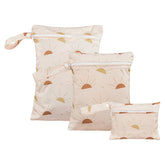 HZNOO wet-dry bag set large closed keeps towels and swimsuits organized on trips.