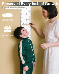 HZZHE growth chart wall hook securely attaches for quick setup