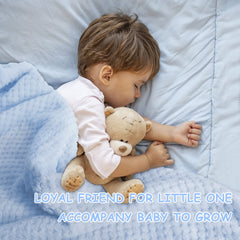 iAOVUEBY elephant security blanket offers comforting familiarity for babies.