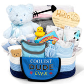 iaovueby baby gift basket boys – stylish gift set for new parents and baby care