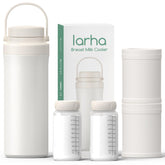 Iarha portable breast milk cooler with 360° cooling for reliable freshness on the go.