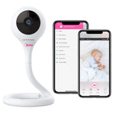 iBaby M2C front-view camera captures clear 1080p video for day and night monitoring