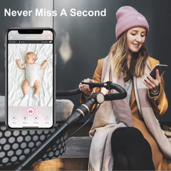 iBaby M2C night vision enables safe overnight checks of your baby