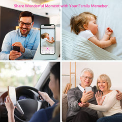 iBaby M8L 1080p full HD video for clear baby monitoring.