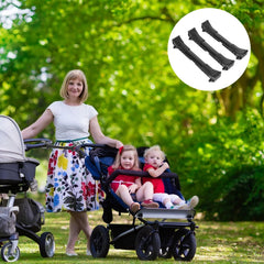 ibasenice stroller connector adjustable-length adapts to different stroller widths for versatility.