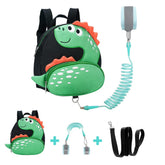 ibestby toddler backpack dinosaur harness front view for safe park outings