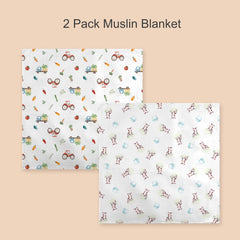 IBESTOPIA garden-tools swaddle shows cheerful prints for playful days and naps.