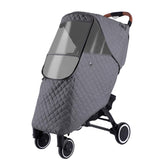 Ibluelover Winter Stroller Rain Cover front view demonstrates universal fit and full protection.