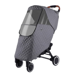 Ibluelover Winter Stroller Rain Cover front view demonstrates universal fit and full protection.