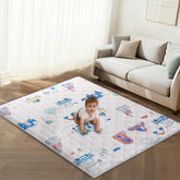 IBVIVIC baby play mat foldable design enables easy storage and travel convenience.