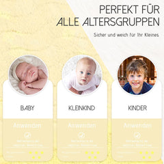 ICKEYOU highly absorbent towel dries quickly, helping keep your baby warm.