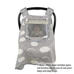 ICOPUCA kick-proof cover stays put during active babies.