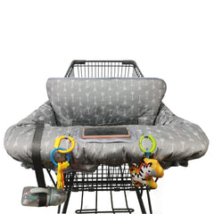 ICOPUCA reversible grey cover with non slip back stays in place