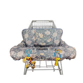 ICOPUCA shopping cart cover with soft top fabric for cozy seating.