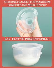 IDAHO JONES wearable cups with 27mm option for customizable comfort during pumping