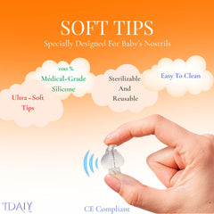 IDALY nasal syringe with ergonomic design for easy suction
