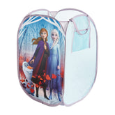 Idea Nuova Frozen 2 pop-up hamper with Anna and Elsa for organized toy storage.