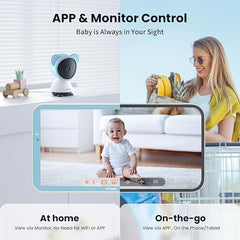 ieGeek clear audio enables quick listening to baby's sounds.