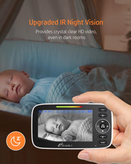 iFamily night vision delivers clear baby visibility in low light.