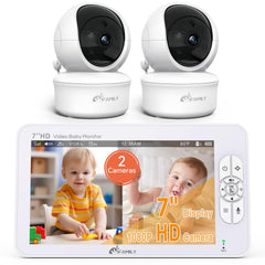 iFamily SM70A 7in display offers clear viewing for quick baby checks