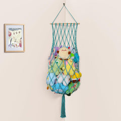 ihansee aqua stuffed animal hammock wall-mounted displays plush collection neatly for easy access