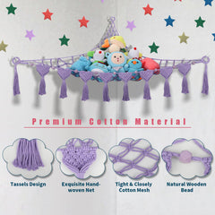 ihansee boho macrame tassels details enhance decorative storage