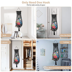 iHansee wall-hanging with star lights adds cozy ambiance to kids' room
