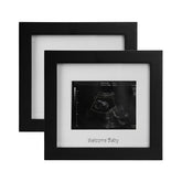 IHEIPYE baby sonogram frame front view two-pack for stylish nursery decor