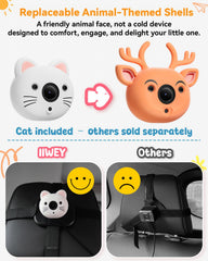 IIWEY 940nm no-glow night vision reveals baby's features in darkness without disturbance.