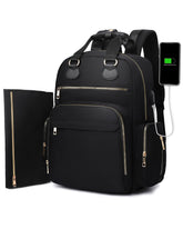 ILCOLPO diaper bag backpack front pocket designed for quick essentials on the go.