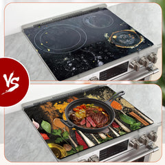 ILIEMOC Spoon Stove Top Cover heat-resistant glass top protects cooktop
