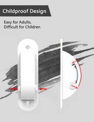 ILIVABLE light switch guard sliders close-up showing dual sliders for optional access