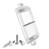 ILIVABLE Rocker Switch Guard Pack 2 in clear shields standard rocker switches for child safety.