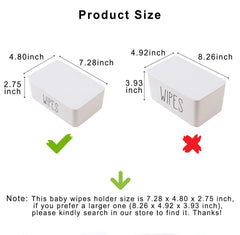 illikkuyax sleek baby wipes dispenser side profile highlights compact footprint for small spaces
