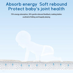 ILPEOD baby play mat beige close-up foam highlights cloud-soft cushioning
