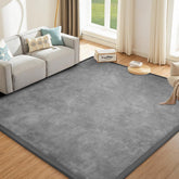 ILPEOD baby play mat with soft velvet cover showing plush cushioning for safe play