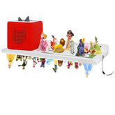 ILSSLI Tonies shelf magnetic floating display holds characters securely for organized playtime.