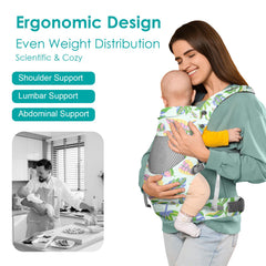 YooxArmor Infant Baby Front Carrier, Toddler Body Carrier, 7-66 Lbs Ergonomic Design, Lumbar Support, Lightweight Baby Chest Carriers (3-36 Months)