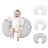 Imlemao nursing pillow star multicolor cover shows breathable, comfortable feeding support