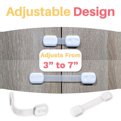 Inaya adjustable locks fit 3 to 7 inches for versatile use.