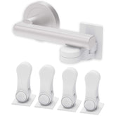 Inaya child-proof door lever lock 4-pack box for quick home safety setup.
