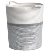 INDRESSME baby laundry basket in gray with a closed top, ideal for tidy nursery storage.