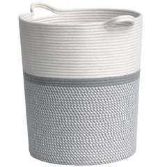 INDRESSME baby laundry basket in gray with a closed top, ideal for tidy nursery storage.