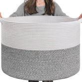INDRESSME large storage basket with XXL dimensions for big laundry loads.