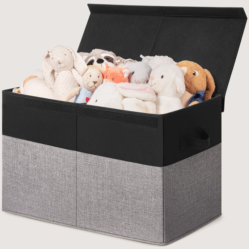 INDRESSME large storage box with lid keeps dust out and belongings neatly organized